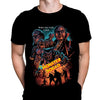 The Fly – klassische Horrorfilmkunst – T-Shirt von Rick Melton