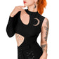 Restyle - Moon Army - Bodysuit - Asymmetric Blouse