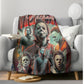 Horror Movie Blanket - Michael Myers Blanket - Luxury Twin / Double Fleece Blanket