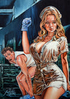Rick Melton Original Artwork - Nurse Phist - High Quality Certified Authentic Original Artwork