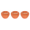 Gothic Home Decor - Pumpkin T-Light Holders - Set of 3 Pumpkin Shaped Tealight Holders