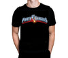 Power Rangers Logo - Black Gildan Printed Softstyle Cotton T-Shirt