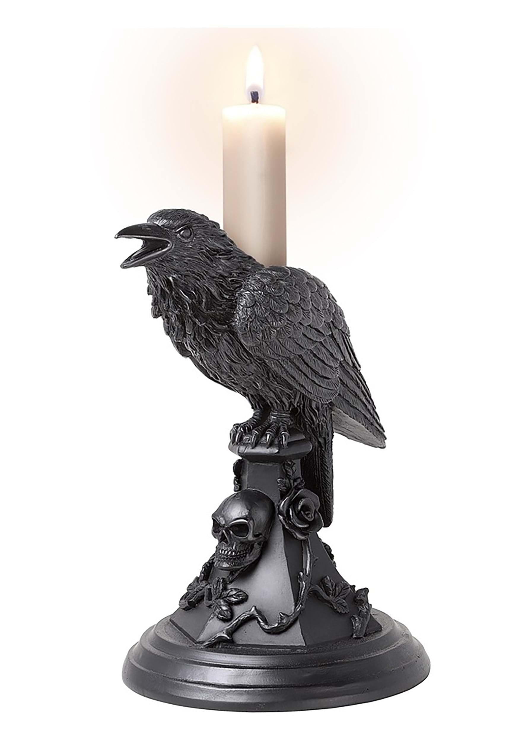 Alchemy - Poe's Raven - Gothic Candlestick – Wild Star Hearts