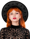 Restyle  - ROSARIUM LASER CUT HAT - Wide Brim Hat
