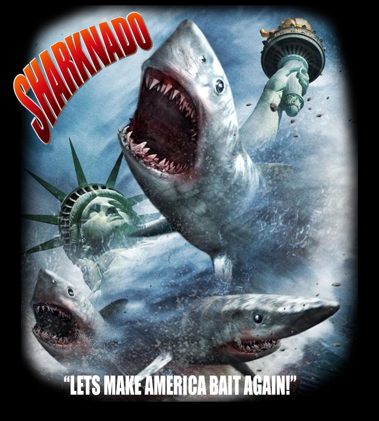 Sharknado- Sci-Fi Movie Fan T-Shirt Mens Black Gildan T-Shirt