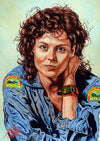 Rick Melton - Sigourney Weaver 2 - Scream Queens Art Print