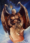 Rick Melton - Snow Demon - Erotic Horror Art Print