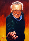 Rick Melton - Stan Lee - Sci-Fi Art Print