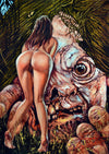 Rick Melton - Suzi Does The Cyclops - Smut Art Print