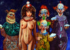 Rick Melton - Suzi Killer Klowns - Smut Art Print