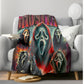 Horror Movie Blanket - Scream Blanket - Luxury Twin / Double Fleece Blanket
