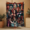 Horror Movie Blanket - Terrifier - Luxury Twin / Double Velveteen Fleece Blanket