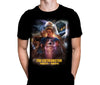 The Sixth Doctor | |80's Sci-Fi TV Show Merchandise | Black Gildan T-Shirt