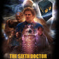 The Sixth Doctor | |80's Sci-Fi TV Show Merchandise | Black Gildan T-Shirt