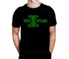 X-Files Logo - Black Gildan Printed Softstyle Cotton T-Shirt