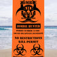 WSH - ZOMBIE HUNTER BEACH PATROL - Beach Towel