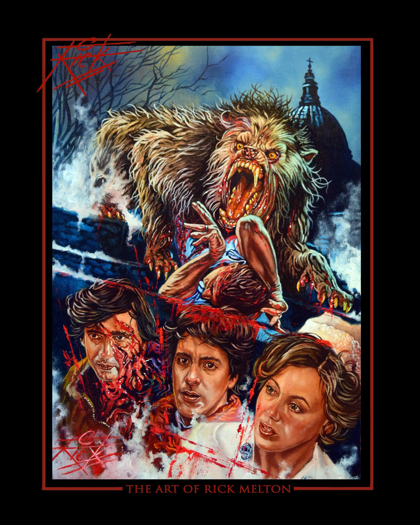 American Werewolf London - Movie Art by Rick Melton - T-Shirt - Wild Star Hearts 