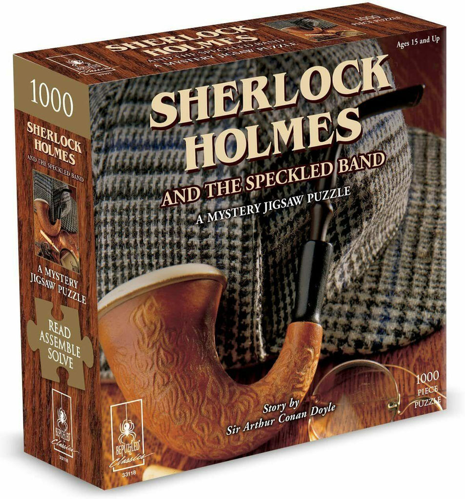Be Puzzled - CLASSIC SHERLOCK HOLMES MYSTERY - 1000 piece Puzzle - Wild Star Hearts 