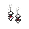 Alchemy - Black Widow Earrings with Swarovski®Crystals