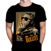 Steve Mcqueen's Bullitt -  Retro TV Show / Movie Poster Art - T-Shirt