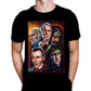 Christopher Lee - Movie Art by Rick Melton - T-Shirt - Wild Star Hearts 