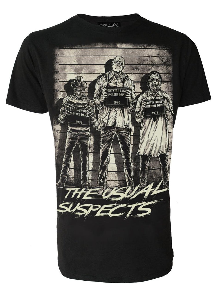 Darkside - THE USUAL SUSPECTS - Men's T-Shirt - Black - Wild Star Hearts 