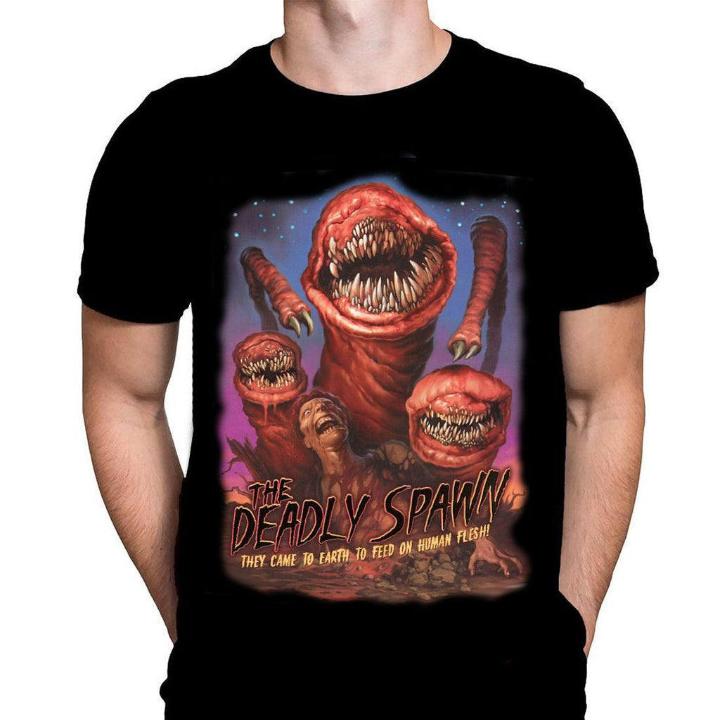 Deadly Spawn - Classic Horror Movie Art - T-Shirt - Wild Star Hearts 