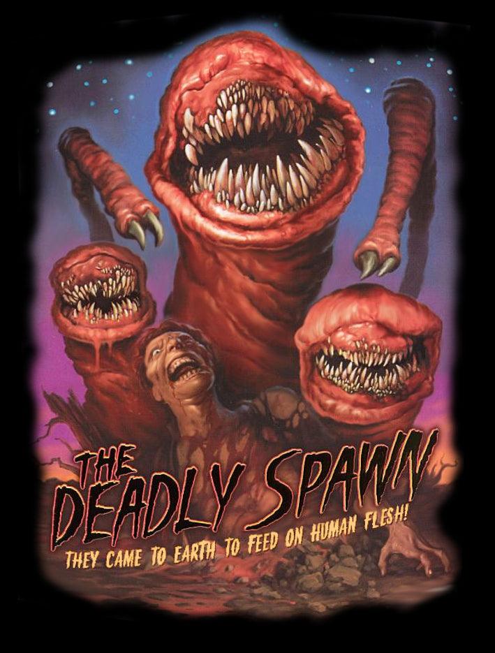Deadly Spawn - Classic Horror Movie Art - T-Shirt - Wild Star Hearts 