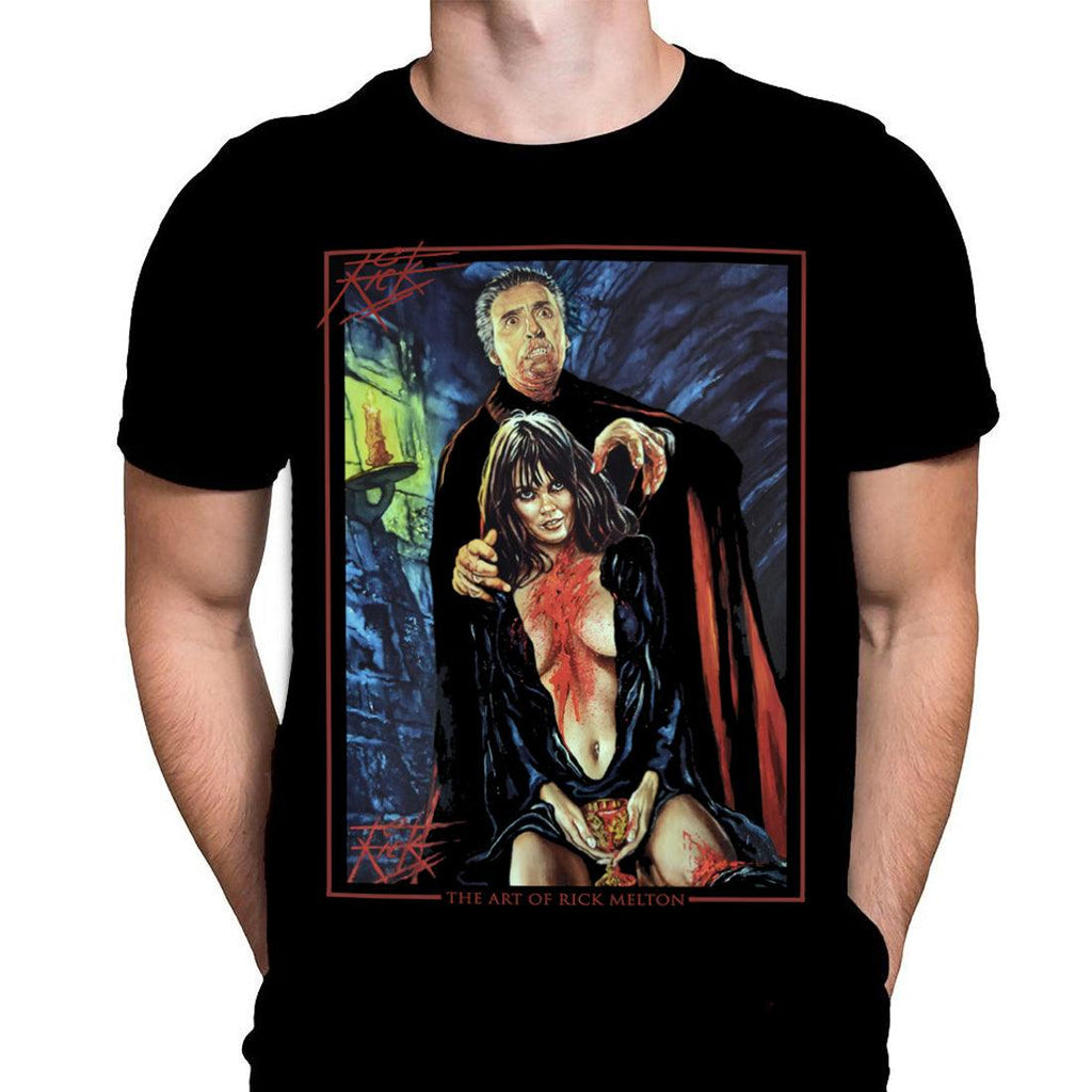 Dracula AD 1972 - Movie Art by Rick Melton - T-Shirt - Wild Star Hearts 
