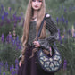 Restyle - Botanical - Gothic Black Handbag