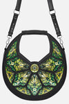Restyle - Botanical - Gothic Black Handbag