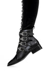 Restyle - Cathedralis - Buckle Winkle-Picker Classic Goth Boots
