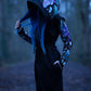 Restyle - Enchanted Forest - Long pagan Hoodie with moth and crescent oversized hood