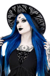Restyle - Gothic Chapel - Wide Brim Witchy Hat