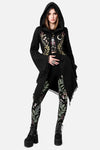 Restyle - Moon Phases - Dark Cottagecore Embroidered Hoodie