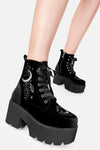 Restyle - Moonlight Trail - Platform Goth Boots