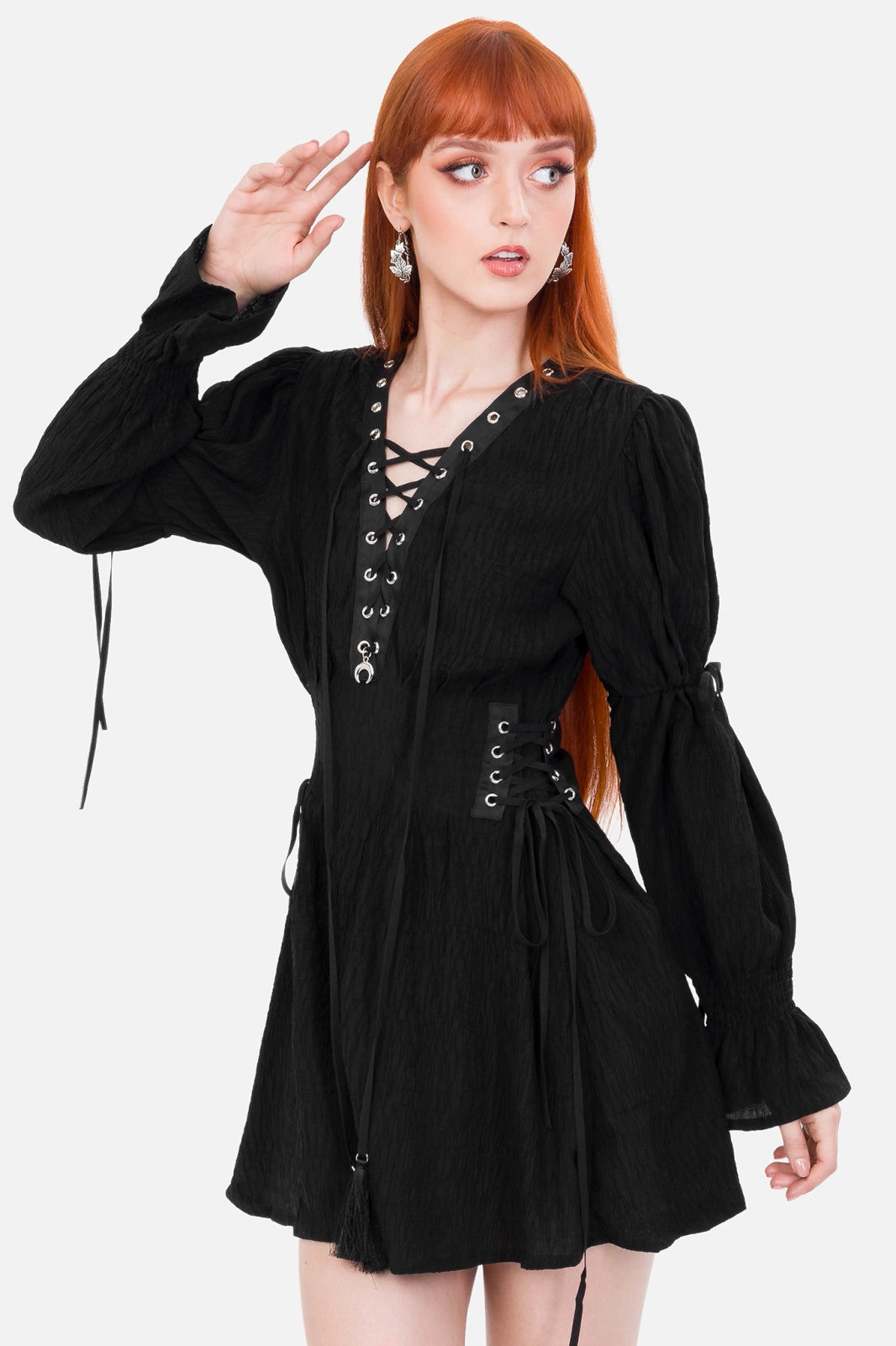 Restyle - Moonshadow - Gothic Mini Dress | Gothic Clothing Wild Star Hearts Restyle - Moonshadow - Gothic Mini Dress | Gothic Clothing Wild Star Hearts