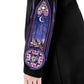 Restyle - Northern Lights - Dark Cottagecore Embroidered Oversized Hoodie