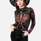 Restyle - Wilderwood - Gothic Mesh Bodysuit