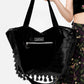 Restyle - Wilderwood - Gothic Velvet Shopper Handbag