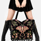 Restyle - Wilderwood - Gothic Velvet Shopper Handbag
