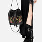Restyle - Wildflower - Gothic Bucket Bag Handbag