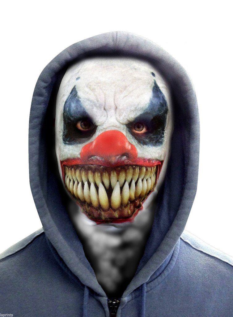 FACE SKINZ - Demon Clown - Face Mask - Wild Star Hearts 