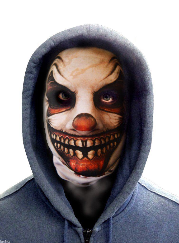 FACE SKINZ - Grinning Clown - Face Mask - Wild Star Hearts 