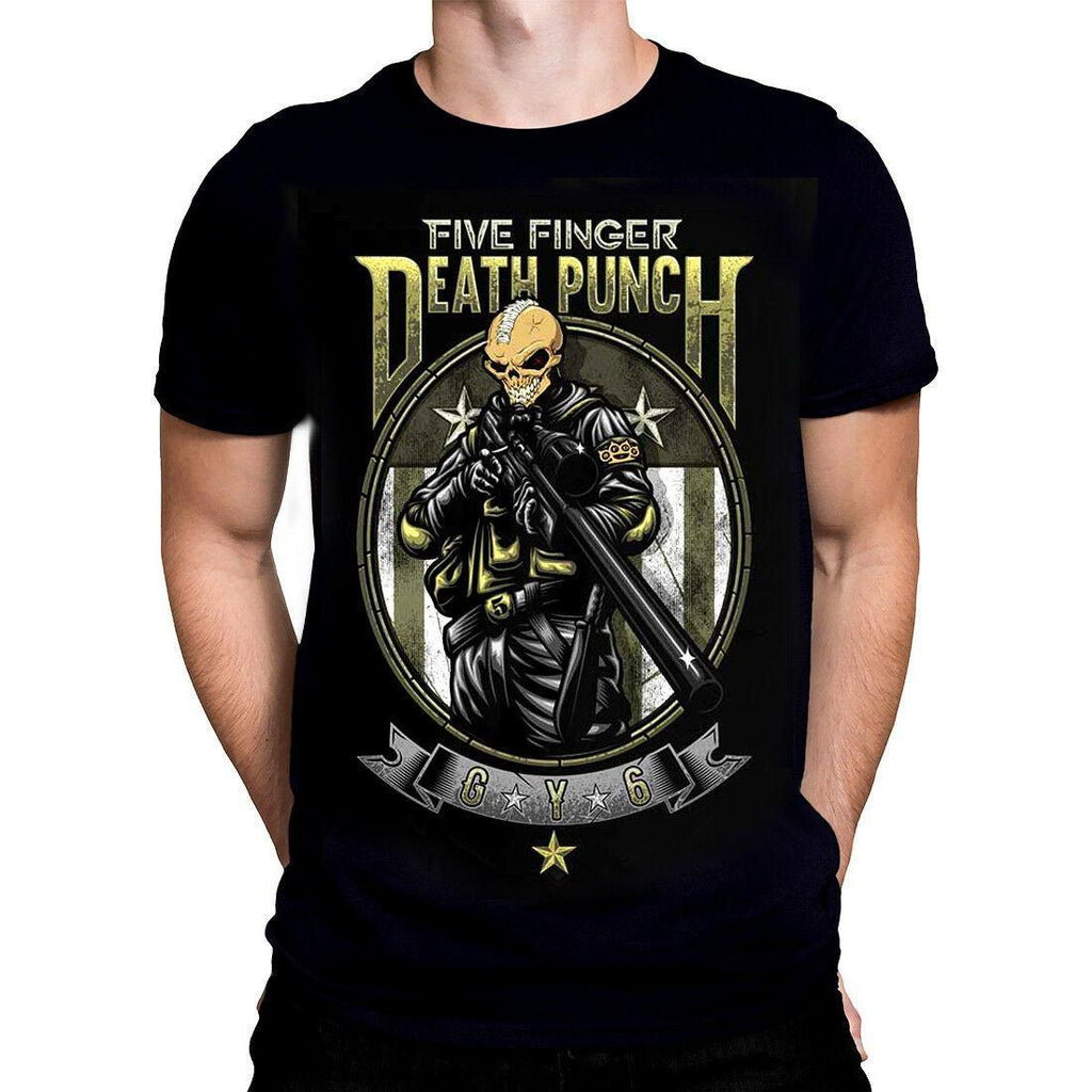 Five Finger Death Punch - Sniper - Men's T-Shirt - Wild Star Hearts 
