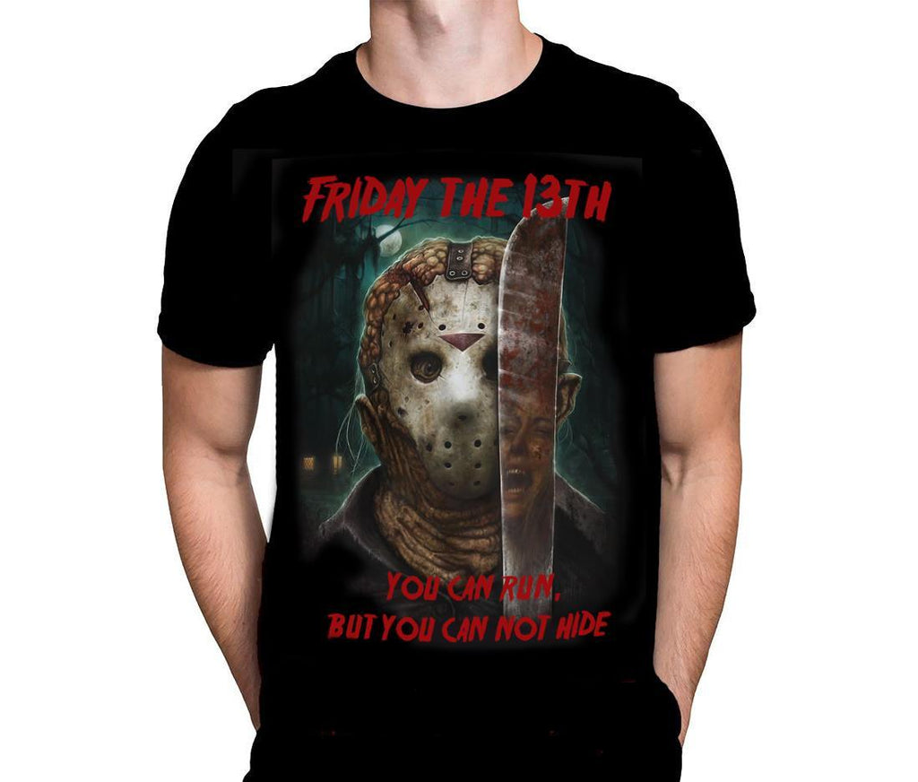 Friday 13th You Can Run - Classic Horror Movie T-Shirt - Wild Star Hearts 