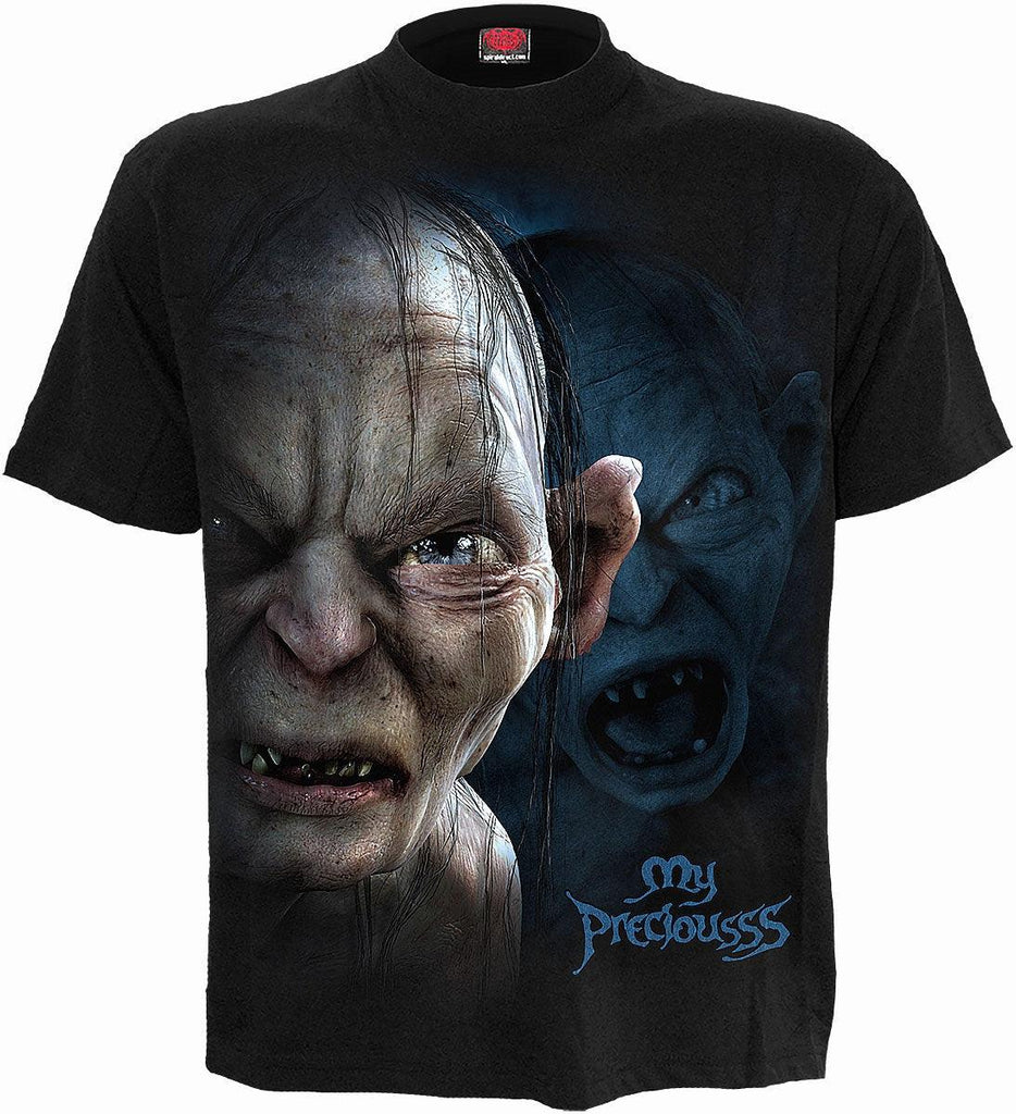 Gollum - My Preciousss - LOTR Front Print T-Shirt - Wild Star Hearts 