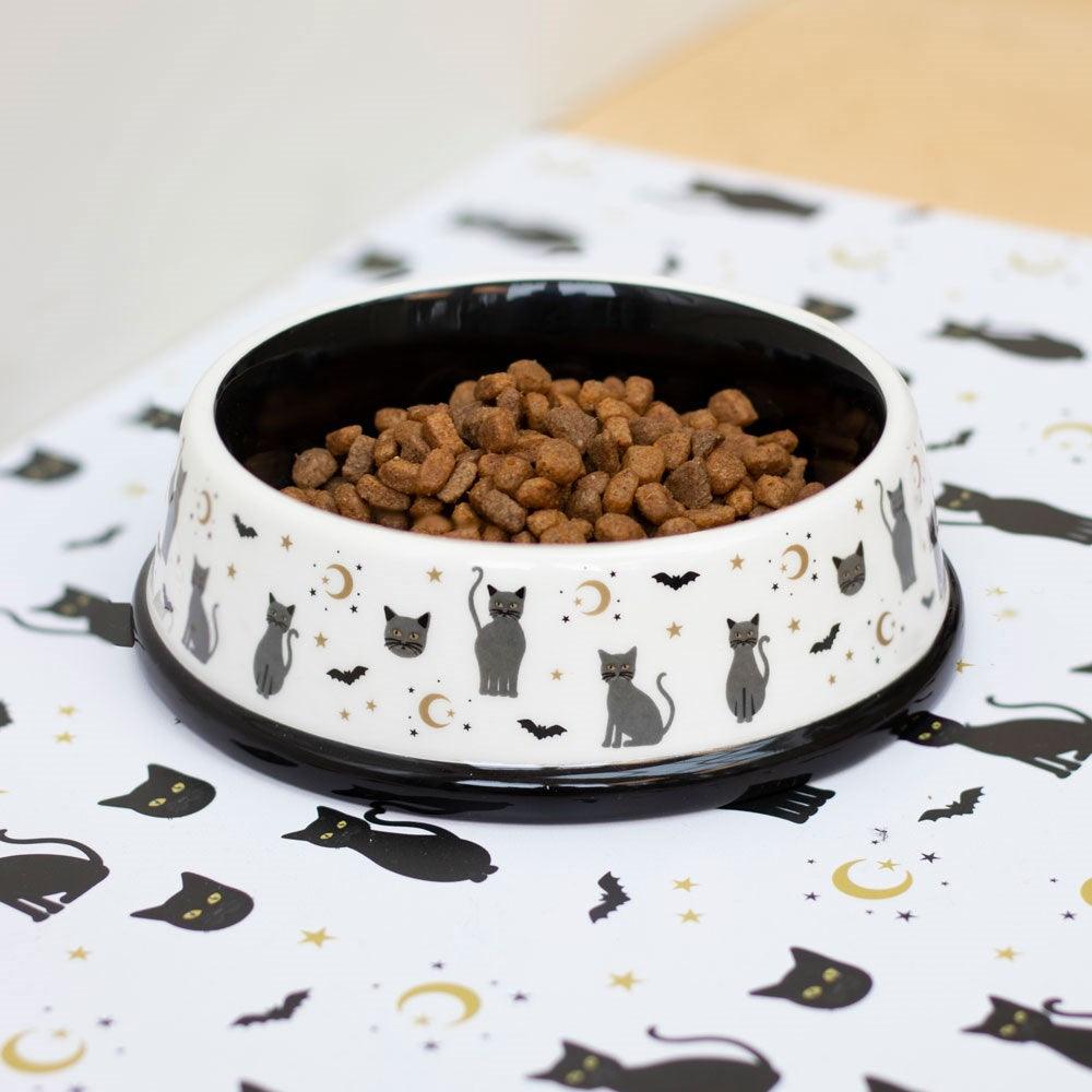 Gothicat - Gothic Pet Food Bowl - Wild Star Hearts 