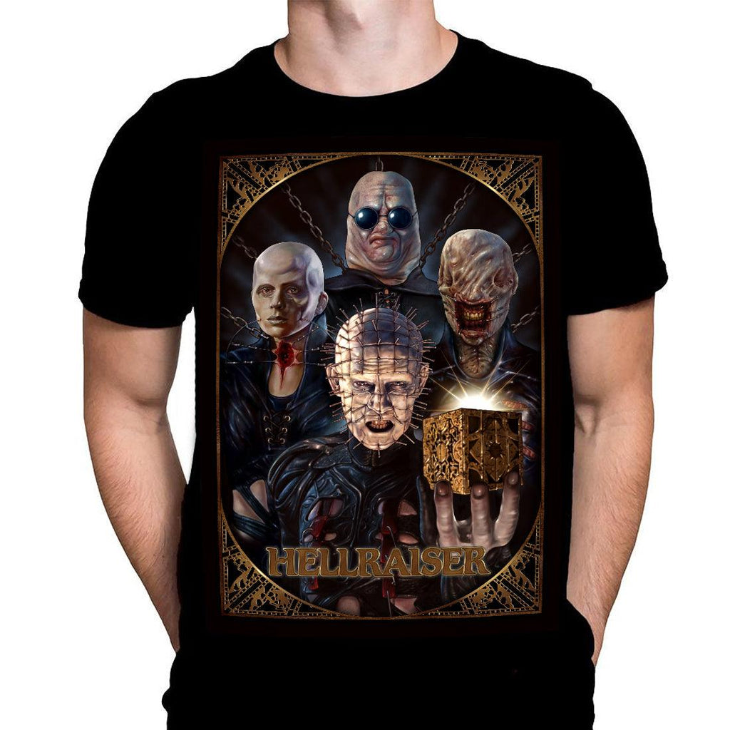 Hellraiser Lemarchand's Box - Classic Horror Movie T-Shirt by Peter Panayis - Wild Star Hearts 