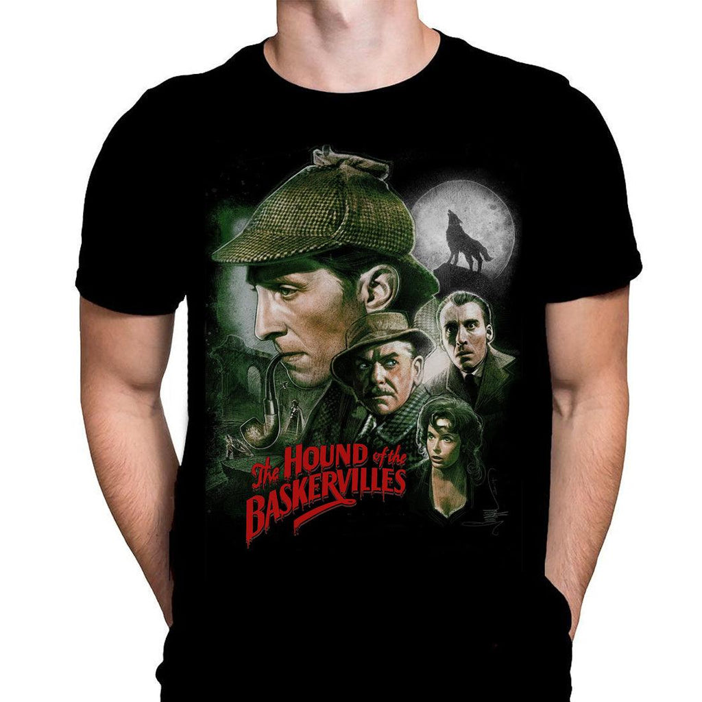 Hound Of The Baskervilles - Classic British Horror Movie Art - T-Shirt - Wild Star Hearts 